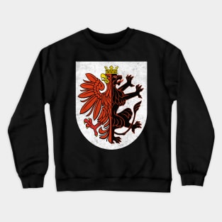 Kuyavian-Pomeranian Voivodeship / Poland Vintage Look Design Crewneck Sweatshirt